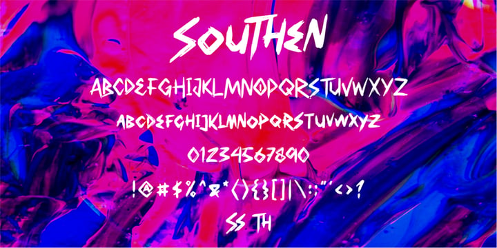 Southen Font Poster 5