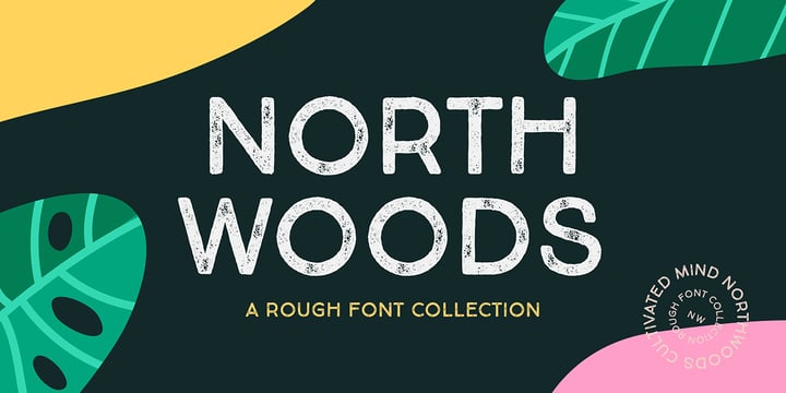 Northwoods Rough Font Poster 11