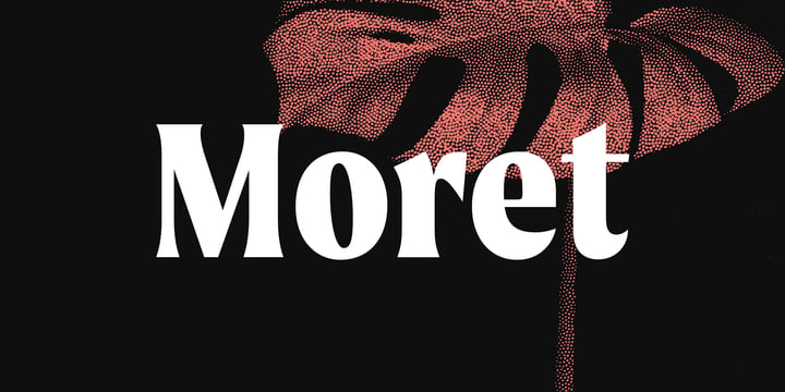 Moret Font Poster 9