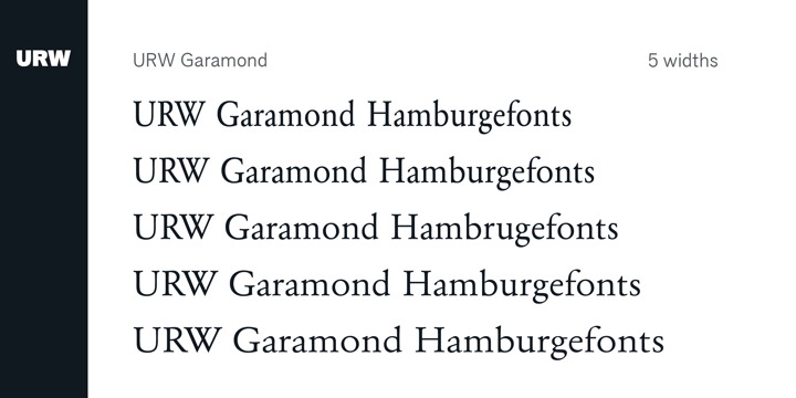 Garamond Font Poster 5