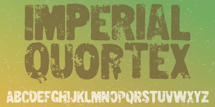 Imperial Quortex Font Poster 1
