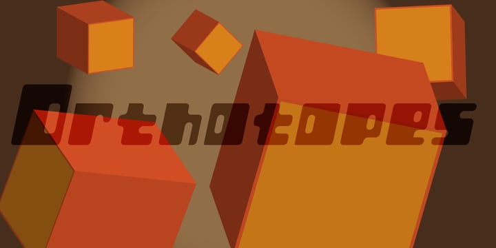 Orthotopes Font Poster 1