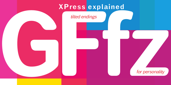 Xpress Rounded Font Poster 11