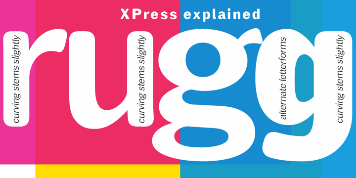 Xpress Rounded Font Poster 9