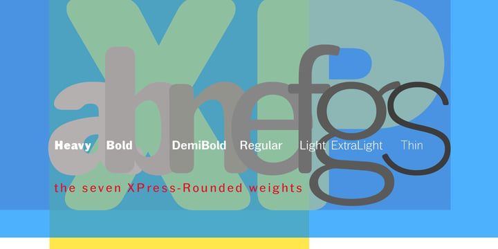 Xpress Rounded Font Poster 5