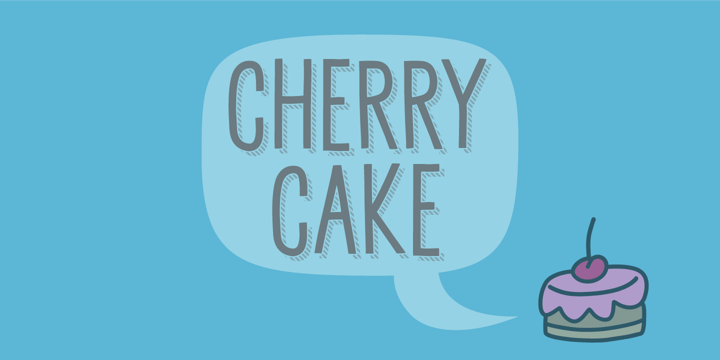 Cherry Cake Font Poster 8