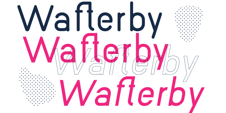 Wafterby Font Poster 4