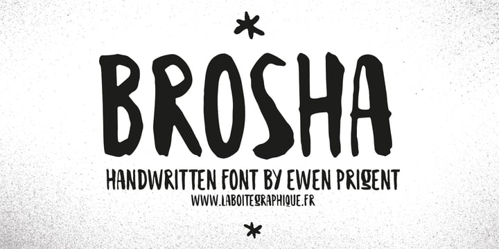 Brosha Font Poster 6
