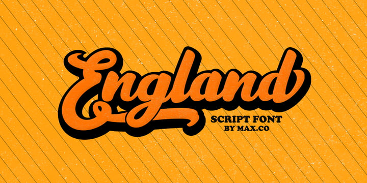 England Script Font Poster 9