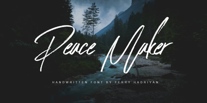 Peace Maker Font | Webfont & Desktop | MyFonts