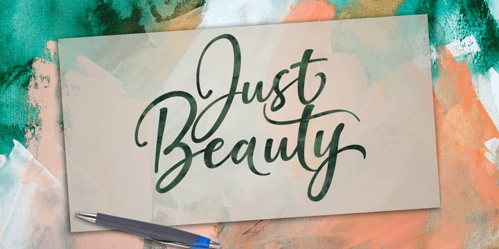 Just Beauty Font Poster 7