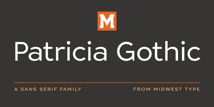 Patricia Gothic Font Poster 1