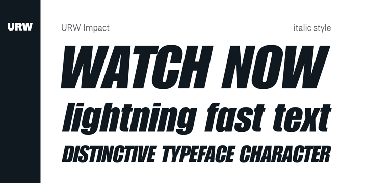 impact italic font free