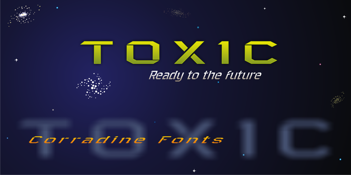 Toxic Font Poster 1