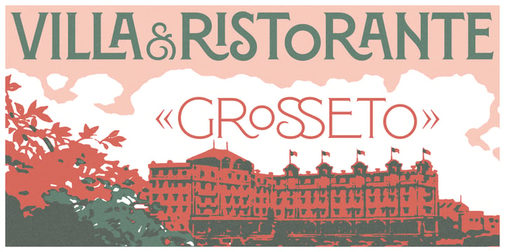Montecatini Pro Font Poster 1