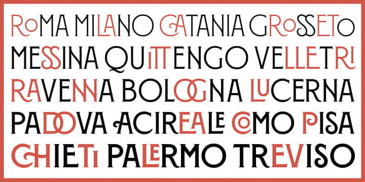 Montecatini Pro Font Poster 4