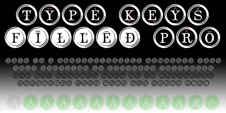 TypeKeys Pro Font Poster 1