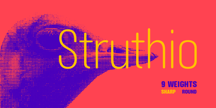 Struthio Font Poster 1