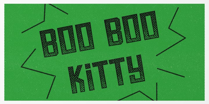 Boo Boo Kitty Font Poster 5