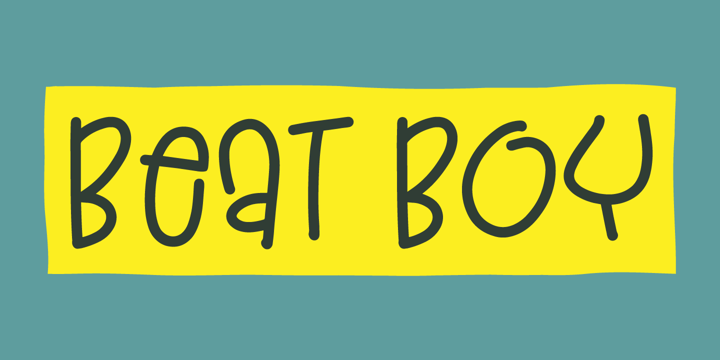 Beat Boy Font Poster 8