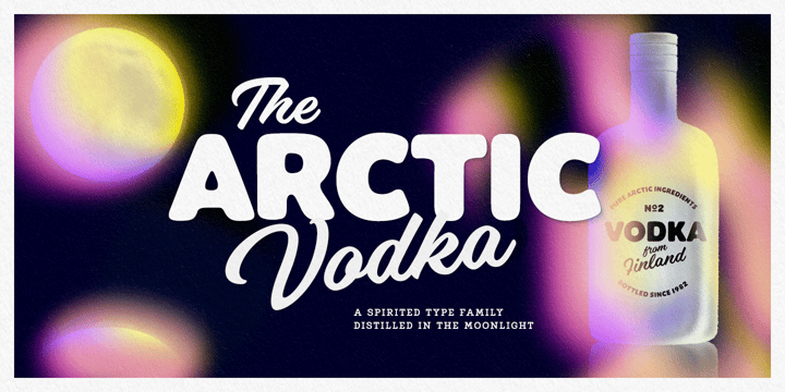 Vodka Font Poster 1