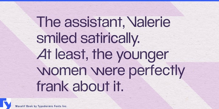 Movatif Font Poster 3