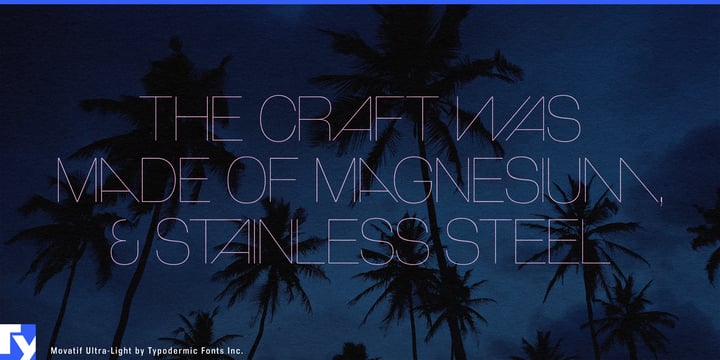 Movatif Font Poster 7