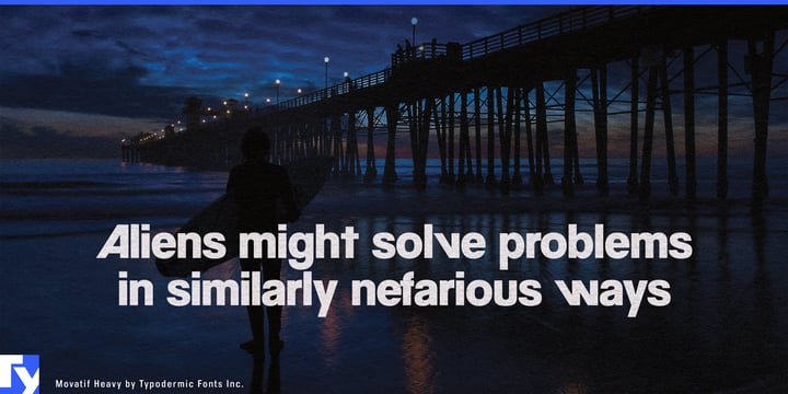 Movatif Font Poster 5