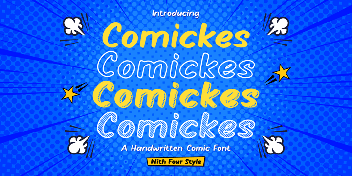 Comickes Font Poster 1