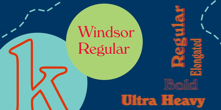 Windsor Font Poster 2