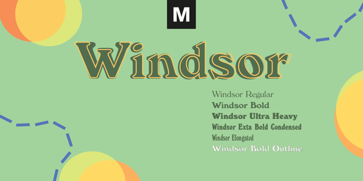 Windsor Font Poster 4