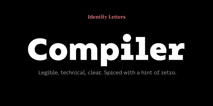 Compiler Font Poster 1
