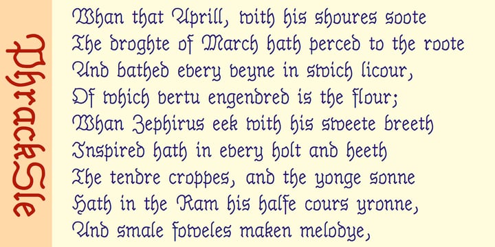 PhrackSle Font Poster 4