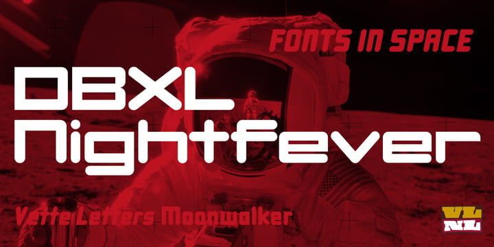 DBXLNightfever Font Poster 3
