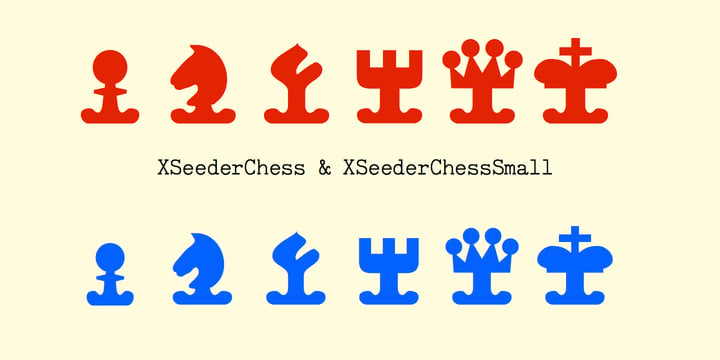 XSeeder Chess Font Poster 2