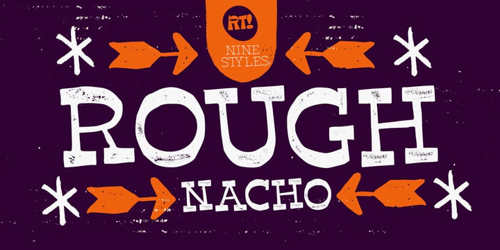 Nacho Rough Font Poster 5