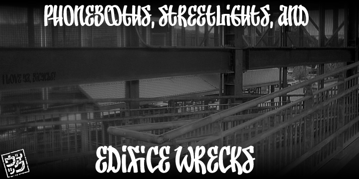 Edifice Wrecks Font Poster 1