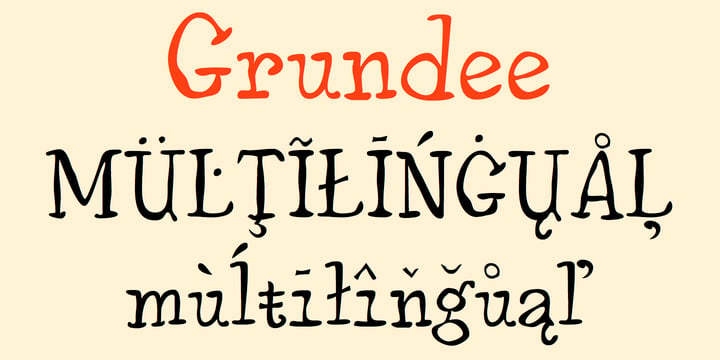 Grundee Font Poster 5