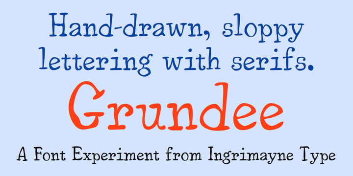 Grundee Font Poster 1