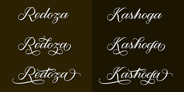 Maughan Script Font Poster 5