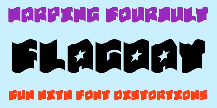 FlagDay Font Poster 5