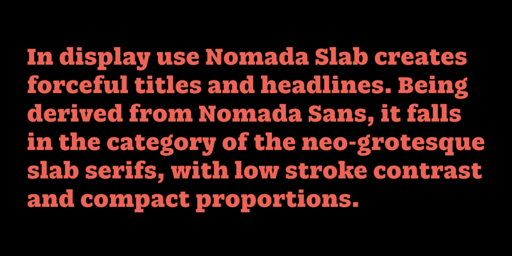 Nomada Slab