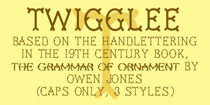Twigglee Font Poster 1