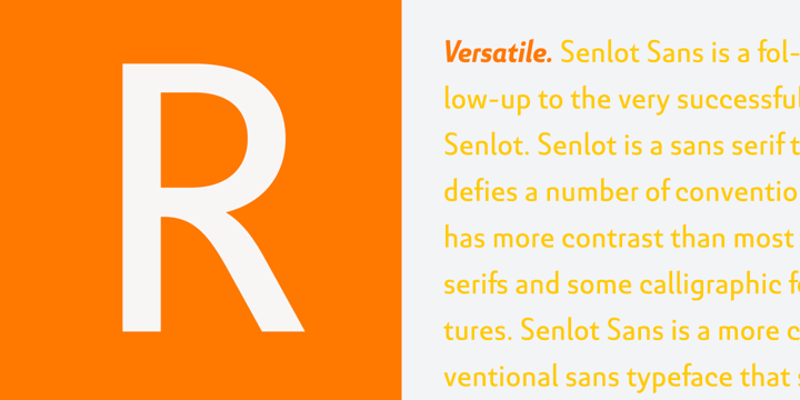 Senlot Sans Font Poster 5