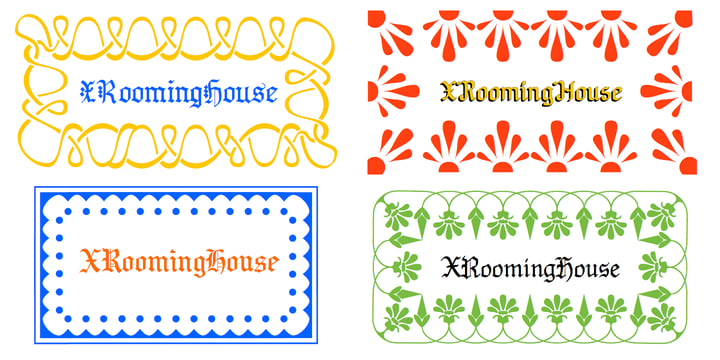 XRoomingHouse Font Poster 3