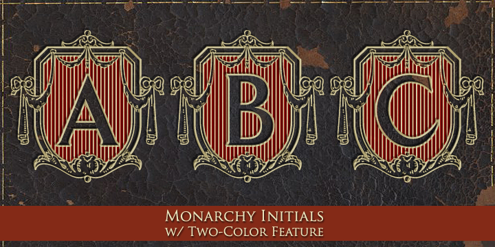 MFC Monarchy Initials Font Poster 6