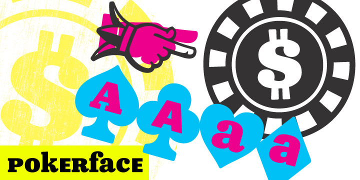 Pokerface Font Poster 1