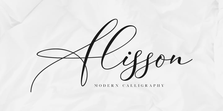 Alisson Font | Webfont & Desktop | MyFonts