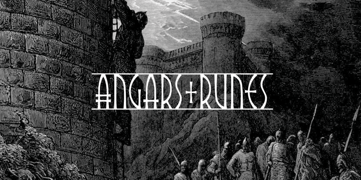 Angars Runes Font Poster 1