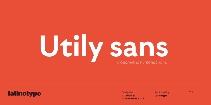 Utily Sans Font Poster 1